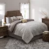 Broyhill Samille Gray & Mustard 8-Piece Comforter Set