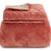 Broyhill Rust Velvet 3-Piece Quilt Set