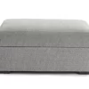 Parkdale Silver Storage Ottoman
