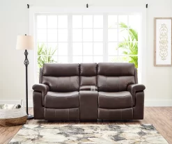 Wellsley Leather Power Reclining Console Loveseat 19 Wellsley Leather Power Reclining Console Loveseat -Broyhill 810469259 111