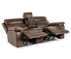 Wellsley Leather Power Reclining Console Loveseat 30 Wellsley Leather Power Reclining Console Loveseat -Broyhill 810469259 2 1