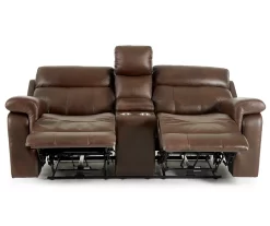 Wellsley Leather Power Reclining Console Loveseat 29 Wellsley Leather Power Reclining Console Loveseat -Broyhill 810469259 4