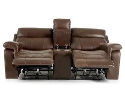 Wellsley Leather Power Reclining Console Loveseat 27 Wellsley Leather Power Reclining Console Loveseat -Broyhill 810469259 5