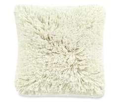 Harper Shag Ivory Throw Pillow
