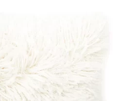 Harper Shag Ivory Throw Pillow -Broyhill 810487355 3