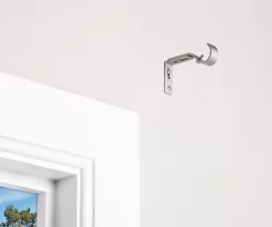 Brushed Nickel Adjustable Curtain Rod Brackets, 2-Pack 5 Brushed Nickel Adjustable Curtain Rod Brackets, 2-Pack -Broyhill 810489229 2 1