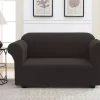Chocolate Loveseat Sofa Slipcover