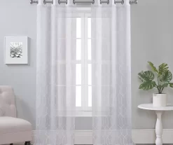 Broyhill Geo Sheer Grommet Curtain Panel Pair -Broyhill 810507477