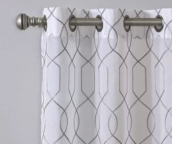 Broyhill Geo Sheer Grommet Curtain Panel Pair -Broyhill 810507511 3