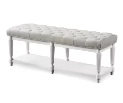 Dimora Tufted Upholstered Footboard Bench