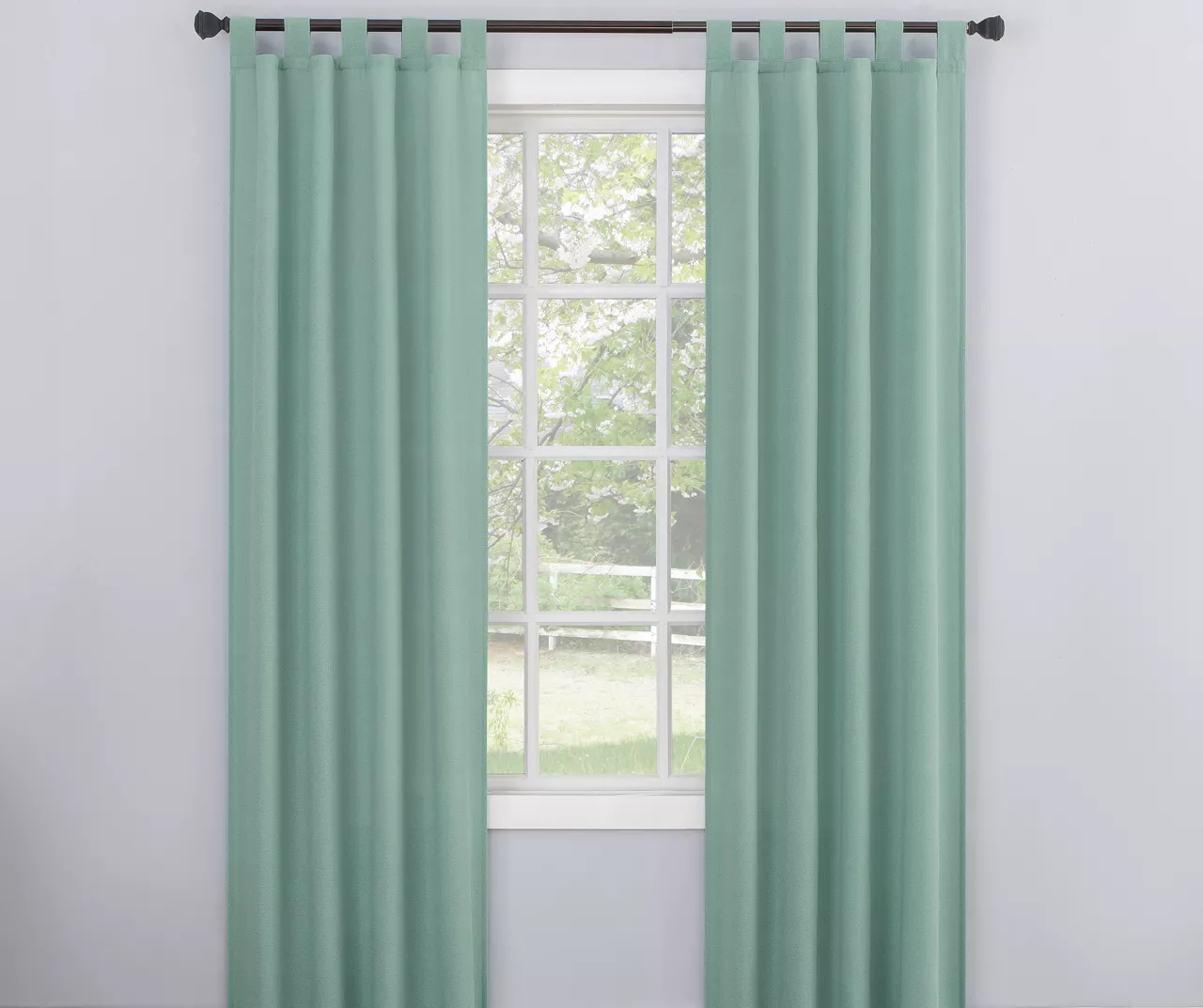 Broyhill Durham Semi-Sheer Textured Tab Top Curtain Panel 2 Broyhill Durham Semi-Sheer Textured Tab Top Curtain Panel - Image 2