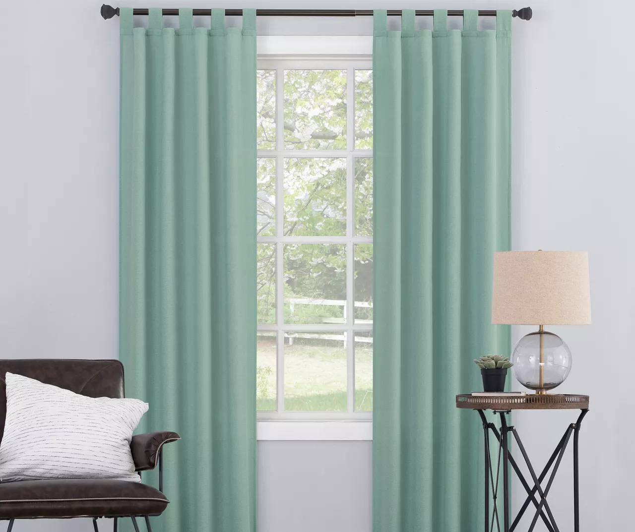 Broyhill Durham Semi-Sheer Textured Tab Top Curtain Panel 18 Broyhill Durham Semi-Sheer Textured Tab Top Curtain Panel - Image 18