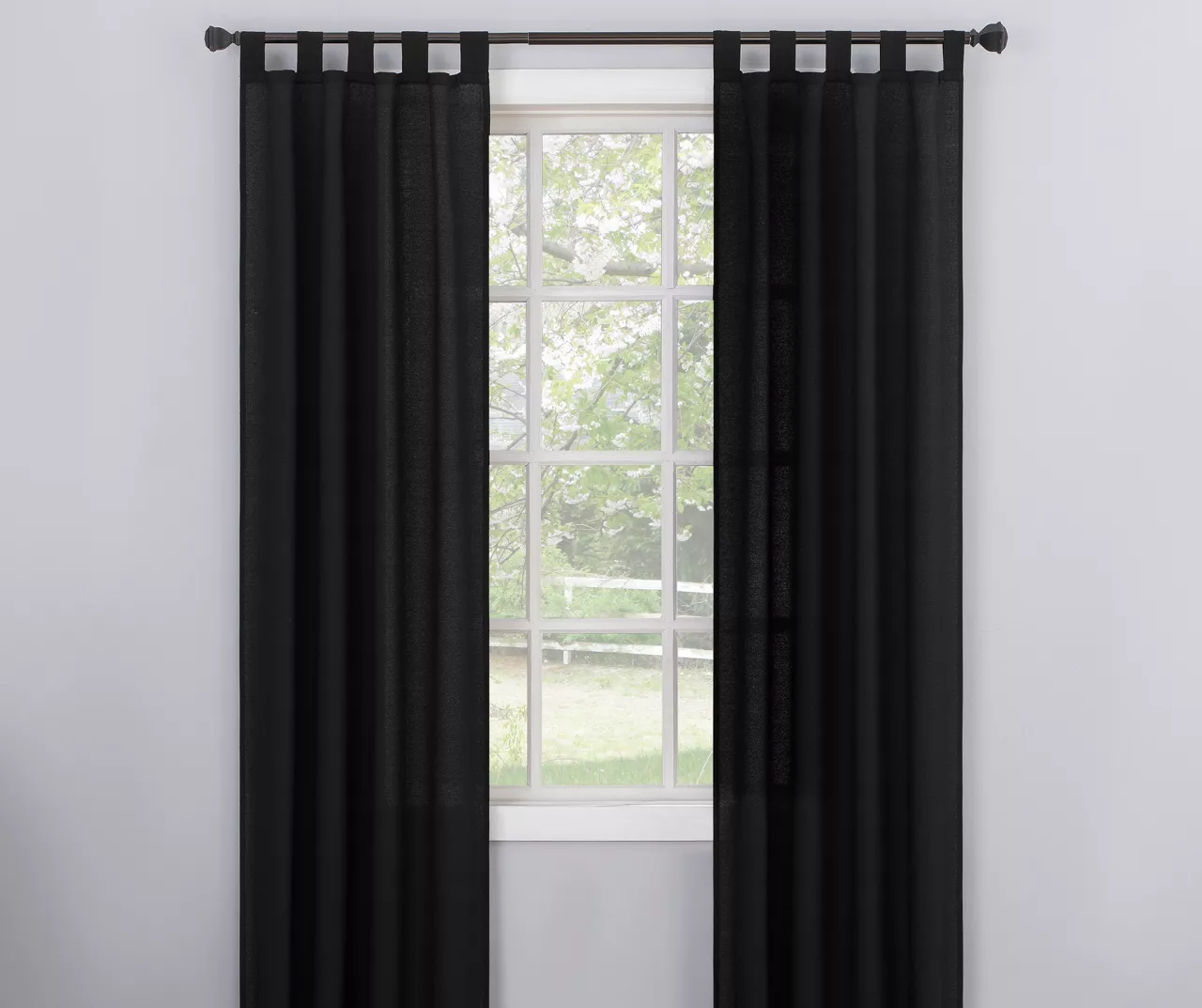 Broyhill Durham Semi-Sheer Textured Tab Top Curtain Panel 4 Broyhill Durham Semi-Sheer Textured Tab Top Curtain Panel - Image 4