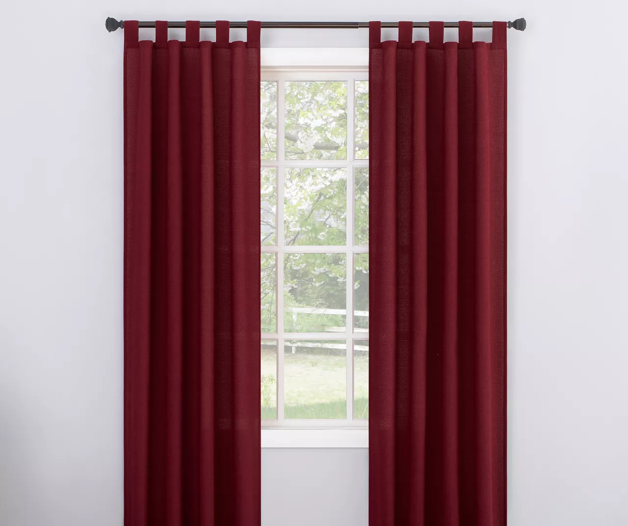 Broyhill Durham Semi-Sheer Textured Tab Top Curtain Panel 8 Broyhill Durham Semi-Sheer Textured Tab Top Curtain Panel - Image 8