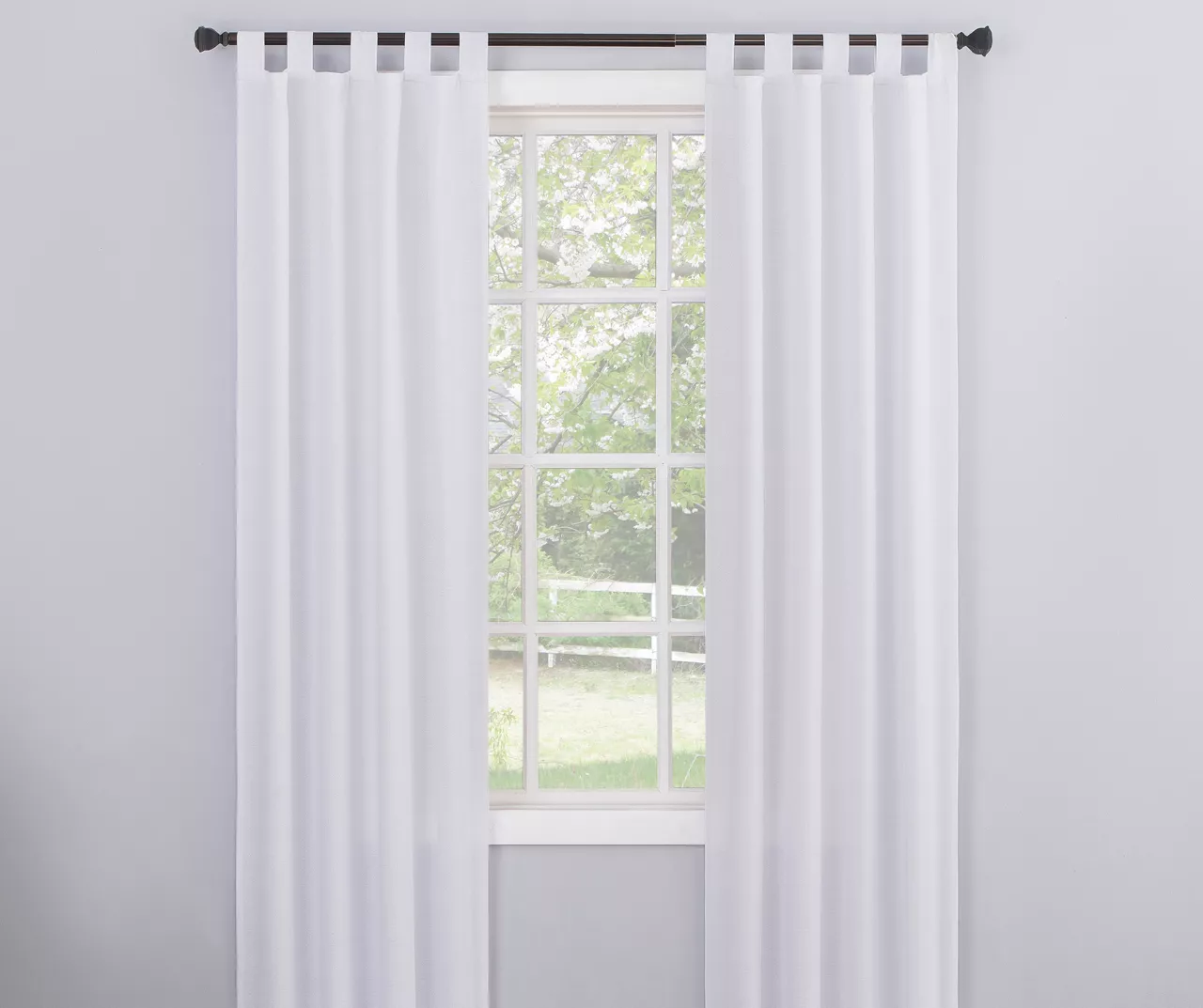 Broyhill Durham Semi-Sheer Textured Tab Top Curtain Panel 10 Broyhill Durham Semi-Sheer Textured Tab Top Curtain Panel - Image 10