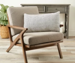 Elijah Blue Textured Throw Pillow -Broyhill 810512562 2