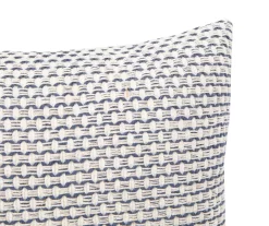 Elijah Blue Textured Throw Pillow -Broyhill 810512562 3
