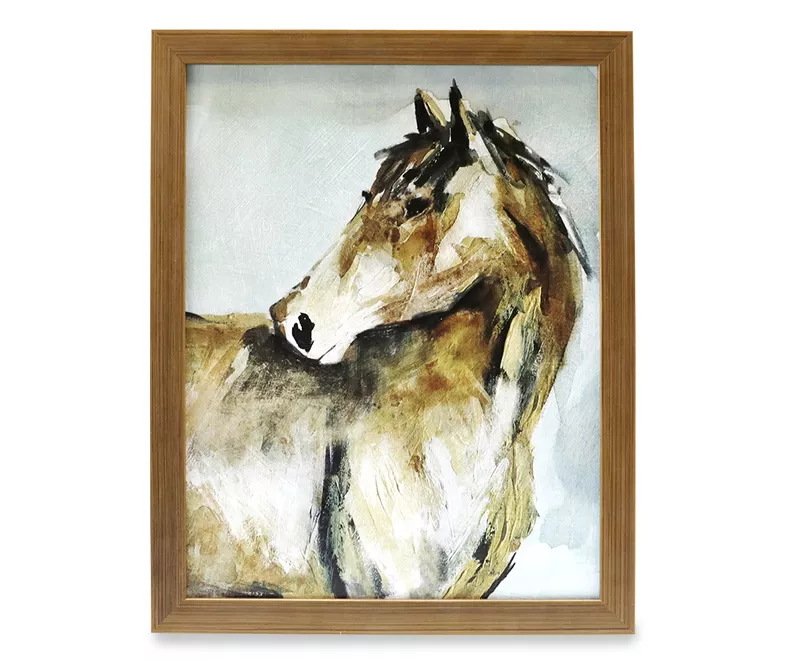Brown Horse Framed Plaque 1 Brown Horse Framed Plaque