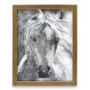 White Horse Framed Plaque