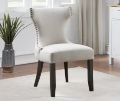 Eden Nailhead Upholstered Chair -Broyhill 810515879 1