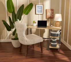 Eden Nailhead Upholstered Chair -Broyhill 810515879 B0 1