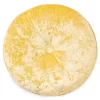 Jolie Yellow Round Throw Pillow