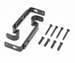 Legacy Black Adjustable Curtain Rod Brackets, 2-Pack 15 Legacy Black Adjustable Curtain Rod Brackets, 2-Pack -Broyhill 810524279 8