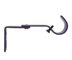 Legacy Brown-Black Adjustable Curtain Rod Brackets, 2-Pack -Broyhill 810524291 4