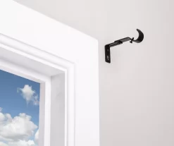 Legacy Brown-Black Adjustable Curtain Rod Brackets, 2-Pack -Broyhill 810524291 6