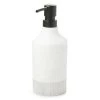 White Herringbone Lotion Pump