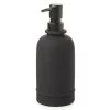 Matte Black Rubberized Lotion Pump