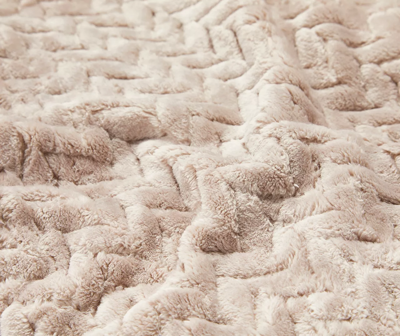 Tan Jacquard Supreme Velvet King Blanket 3 Tan Jacquard Supreme Velvet King Blanket - Image 3