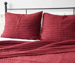 Pebbled 3-Piece Quilt Set 25 Pebbled 3-Piece Quilt Set -Broyhill 810531522 2