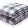 Broyhill Green Plaid Plush Blanket