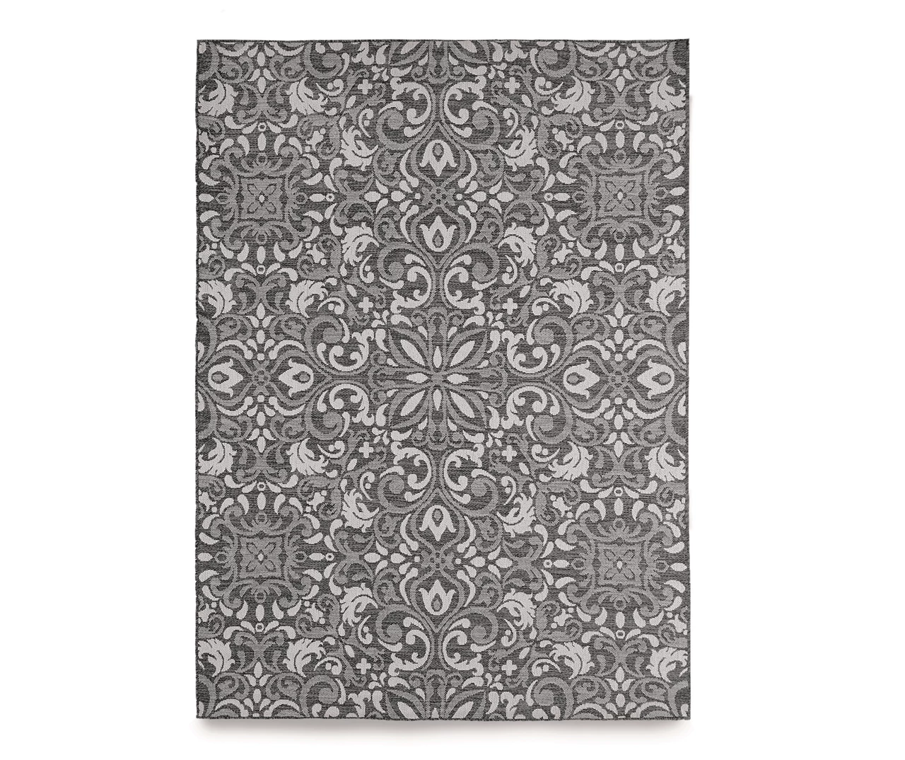 Broyhill Sandpointe Damask Outdoor Area Rug 3 Broyhill Sandpointe Damask Outdoor Area Rug - Image 3