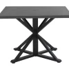 Broyhill Autumn Cove Wood Look Square Steel Patio Dining Table