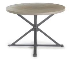Broyhill 44 Sandpointe Neutral Steel Round Patio Dining Table