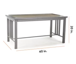 Eagle Brooke Wood Look Patio Coffee Table -Broyhill 810555217 99 1
