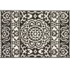 Broyhill Black & White Ornate Fascination Accent Rug
