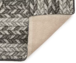 Broyhill Gray Braided Print Accent Rug -Broyhill 810557665 2