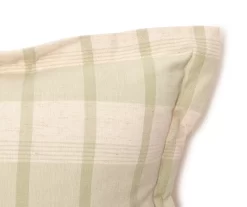 Market Sage & Beige Plaid Square Throw Pillow 5 Market Sage & Beige Plaid Square Throw Pillow -Broyhill 810565723 2