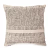 Hawthorne Black & White Geometric Square Throw Pillow