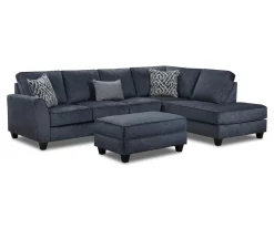 Dancaster Navy Storage Ottoman 8 Dancaster Navy Storage Ottoman -Broyhill 810569828 810569829 810569830 1