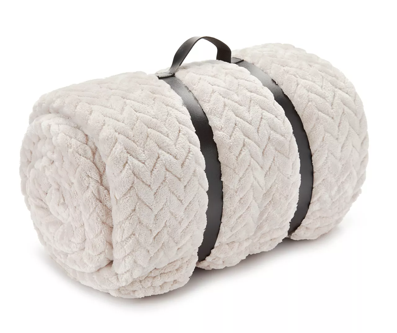 Broyhill Whisper White Chevron Embossed Velvet Blanket 1 Broyhill Whisper White Chevron Embossed Velvet Blanket