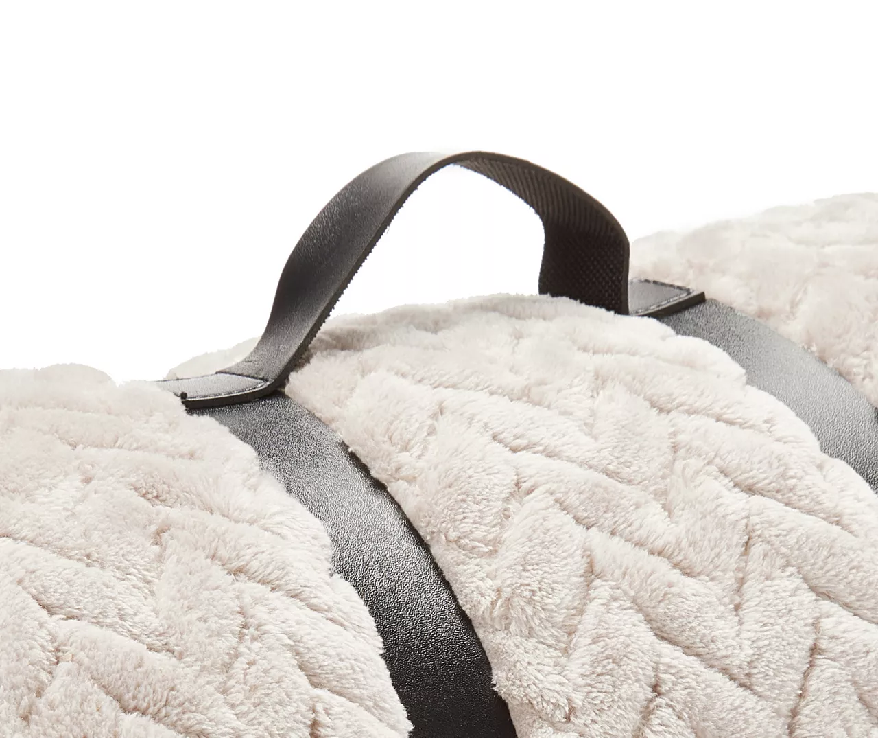 Broyhill Whisper White Chevron Embossed Velvet Blanket 5 Broyhill Whisper White Chevron Embossed Velvet Blanket - Image 5