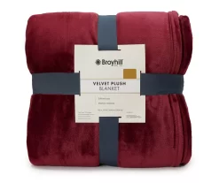 Broyhill Velvet Plush Blanket -Broyhill 810575683 810575684
