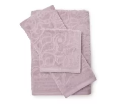 Broyhill Damask Jacquard Velour Towel -Broyhill 810578030 810578028 810578072 1