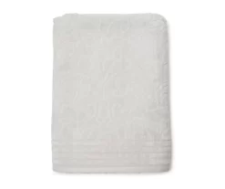 Broyhill Damask Jacquard Velour Towel -Broyhill 810578038