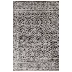 Colin Dark Blue & Whitecap Geometric Area Rug, (8' X 10')