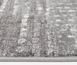 Hollyn Gunmetal Abstract Patchwork Area Rug, (5' X 7') -Broyhill 810586499 810586495 810586503 3